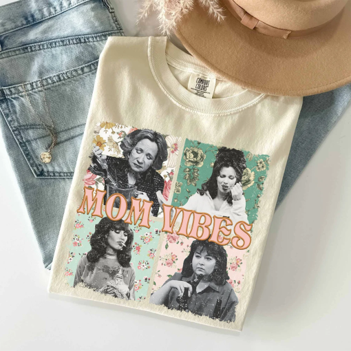 Mom Vibes Comfort Colors Shirt, Vintage 90s Mom Vibes Shirt, Retro Funny Mom Shirt, Mom Life Shirt, Mother’s Day Gift Shirt, Cool Mom Shirt