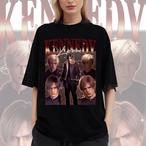 Kennedy Leon Shirt, Leon Retro Shirt, Leon Residence Evil Shirt, Horror Game Sweatshirt, Leon RE4 Shirt, Leon S, Kennedy Vintage 90s