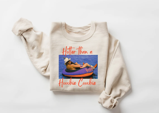 Hotter Than A Hoochie Coochie Tee, Womens Summer Vacation Tshirt, Gift Music Lover Tshirt, 90s Country Music Trendy Summer Tee Women Concert