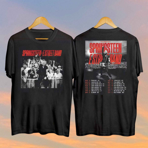 Bruce Street Shirt 2024 Tour Springsteen T-Shirt Gift For Fans S-5XL