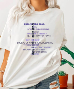 Olivia Rodrigo Guts World Tour Shirt, Guts…