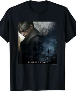 CAPCOM Resident Evil 4 Black Cotton T-Shirt…