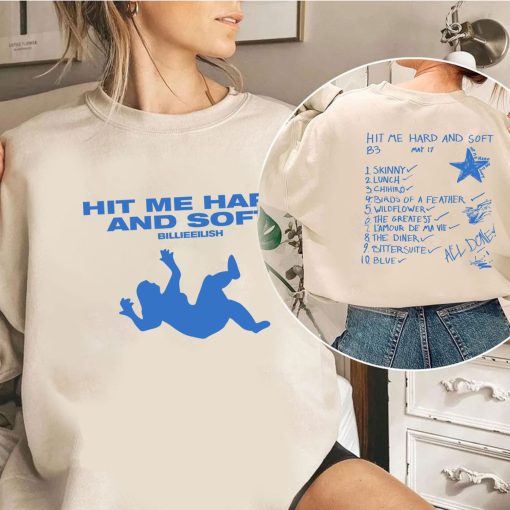 Hit Me Hard And Soft Tracklist 2 Sides Shirt, Billie New Album Shirt, Billie Hit Me Hard And Soft Album Shirt, BE3 Shirt, Gift For Fan