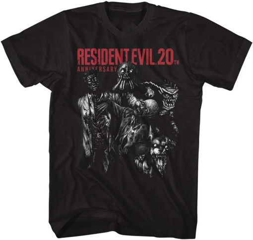 A&E Designs Resident Evil Shirt 20th Anniversary T-Shirt