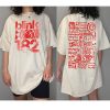 Vintage Graphic 90s Blink 182 The World Tour 2023-2024 2 Sides Shirt, Blink 182 Rock n’ Roll T Shirt, Retro Blink 182 Shirt