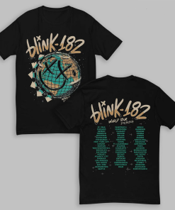 Vintage Graphic 90s Blink 182 The World…