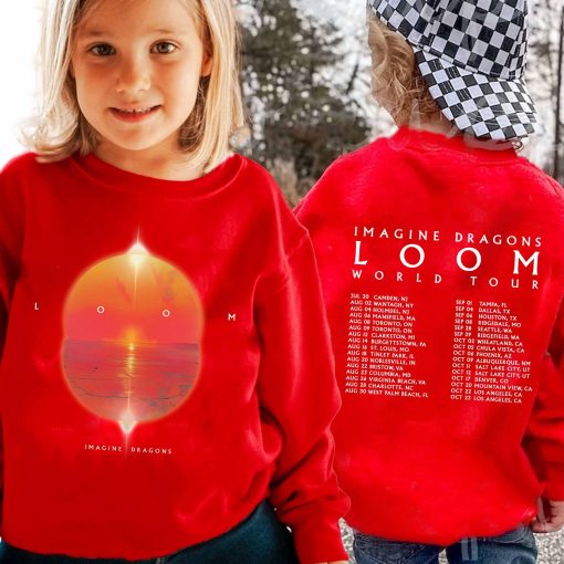 Imagine Dragons – Loom Tour 2024 Kids Shirt, Imagine Dragons Band Fan Youth Shirt, Imagine Dragons 2024 Kids Shirt, Loom New Album Shirt