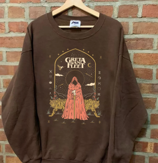 Greta Van Fleet Graphic Tee Shirt, Starcatcher Greta Van Fleet Music Concert 2024 Shirt, Greta Van Fleet Fan Shirt, Classic Gift for Fans