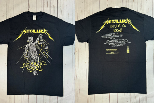 Official Metallica Justice For All Tracks T-Shirt