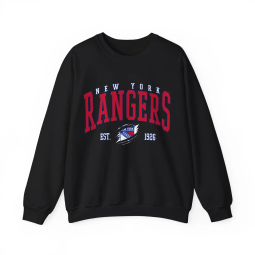 Vintage New York Hockey Sweatshirt, New York Hockey Shirt, Rangers Hockey Crewneck, NY Hockey Fan Gifts