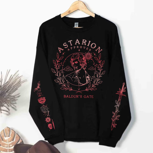 Baldurs Gate 3 Astarion Sweatshirt, Astarion Sweatshirt, Gamer Gift, Astarion Rogue, Video Game ShirtAstarion Vamp Sweatshirt, BG3 Merch