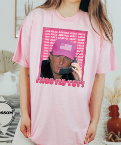 Comfort Colors® Funny Trump Pink Miss Me…