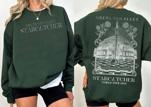 Vintage 2024 Greta Van Fleet Tour T-Shirt, Greta Van Fleet Band Tee, Greta Van Fleet Fan Shirt, Starcatcher Tour 2024 Shirt, Gift For Fan