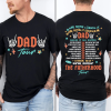 Best Dad Ever Love You I Do Personalized Shirt, Best Dad Ever Shirt, Gift for Dad,custom name Fathers Day 2024 Gift, Gift For Him,