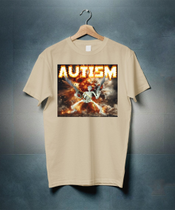 Autistic Funny Skeleton Shirt, Autism Edgy Skeleton…