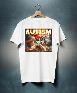 Autistic Funny Skeleton Shirt, Autism Edgy Skeleton…