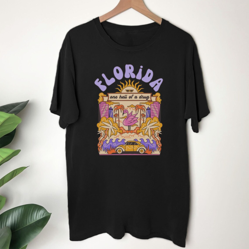 Florida One Hell of a Drug Shirt Comfort Colors TTPD Gift for a Fan Summer beach shirt Swiftie Summer Tshirt Retro Colors Tshirt