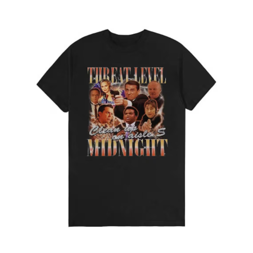 Threat Level Midnight Vintage 90s Shirt