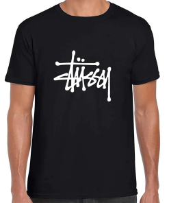 Stussy Logo Classic T-Shirt Unisex Gildan Softstyle…