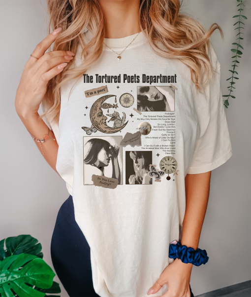 TTPD Albums Tracklist Shirt, The Tortured Poets Department Moon Shirt