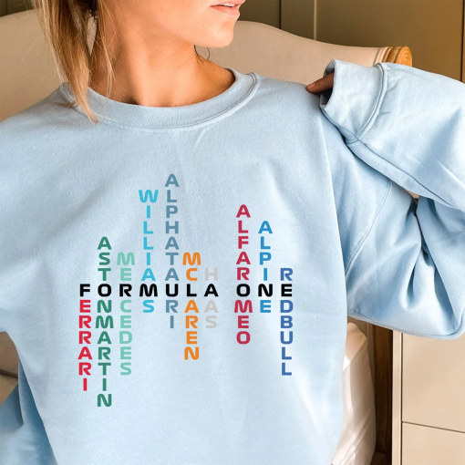 Formula 1 Sweatshirt, Racing Team, F1 Racing T-shirt, Formula One, Formula Shirt Gift, Ferrari Shirt, McLaren Shirt, Redbull Shirt, F1 Gift.