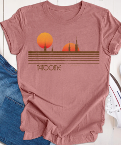 Star Wars Tatooine Planet Tee, Mustafar Star…