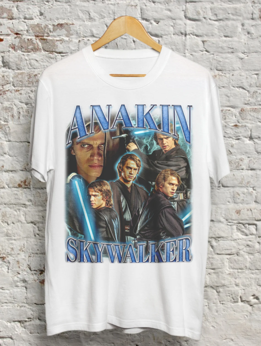 Vintage Anakin Skywalker Bootleg Shirt, 90s Star Wars Classic Vintage Bootleg Shirt, Disney Trip Shirts, Disneyland Gifts