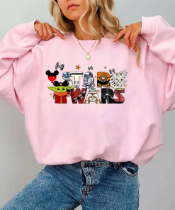 Star Wars Character Sweatshirt, Disney Star Wars…