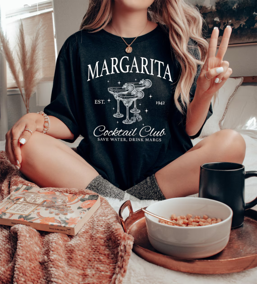 Margarita Cocktail Club Shirt, Margarita Cocktail Lover Shirt, Cocktail Lover Shirt, Margarita Shirt, Drinking Night Oversized Shirt