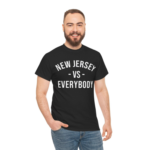 New Jersey VS Everybody Shirt As worn by Bon JOVI, Bon JOVI shirt, New Jersey Shirt, Unisex Shirt