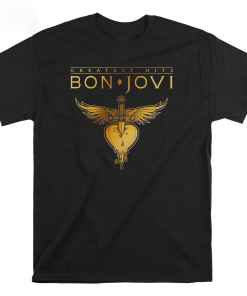 Bon Jovi Rock Band Jovi Bon T-shirt…