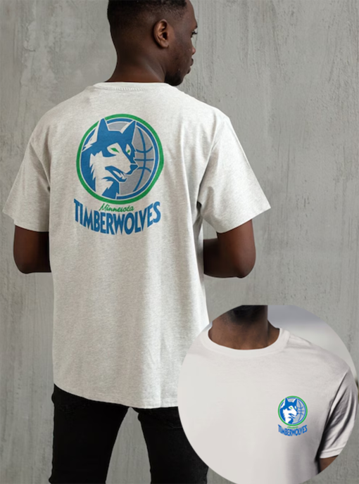 Minnesota Timberwolves Vintage Graphic T-shirt High quality Throwback