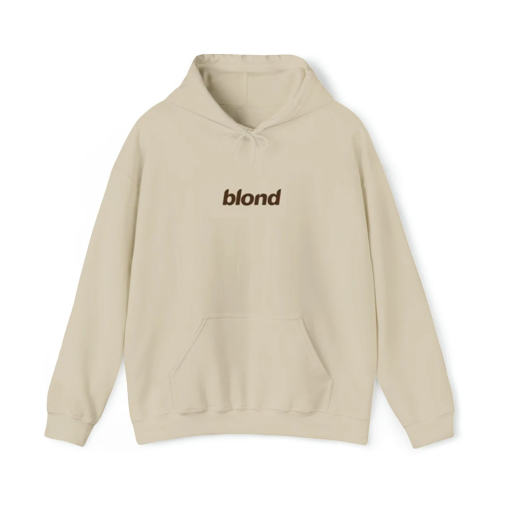 Unisex Blond Frank Hoodie, Blond Hoodie, Frank Blond Hoodie, Blond Hoodie, Frank Ocean Blond Hoodie (Front only)