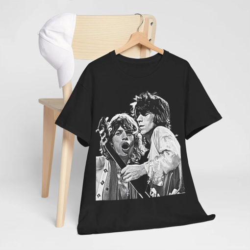 Rolling Stones, Mick Jagger, Keith Richards, Unisex T-Shirt, Rolling Stones Gift, Mick Jagger T-Shirt, Keith Richards T-Shirt, Rock Legends