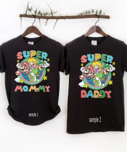 Super Mommy Comfort colors Shirt, Super daddy…
