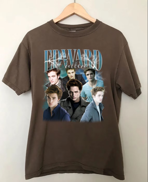 Limited Edward Cullen Vintage T-Shirt, Graphic Unisex T-shirt, Retro 90’s Fans Homage T-shirt, Gift For Women and Men