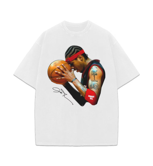 Allen Iverson The Answer Sixers 90’s Basketball Vintage Streetwear Style T-Shirt