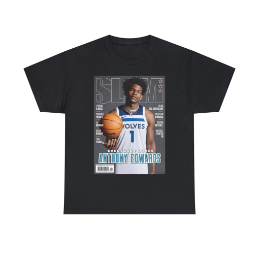 Anthony Edwards Minnesota Timberwolves NBA Slam Cover Tee