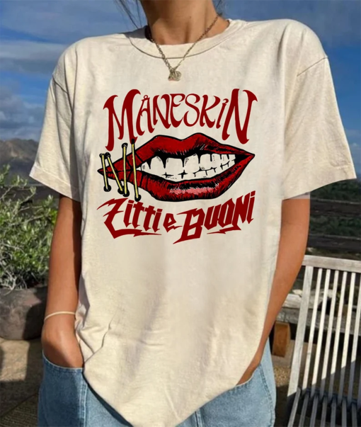 Måneskin Rock Band T-Shirt, Maneskin retro T-Shirt, Maneskin Shirt, Måneskin fans, Måneskin tour 2023, Maneskin Graphic Tee