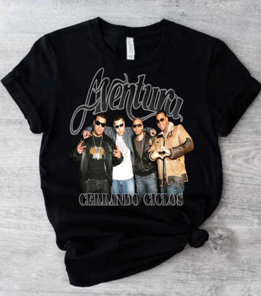 2024 Aventura Tour Shirt, Cerrando Ciclos T-shirt, Romeo Santos Shirt, Aventura Bachata Graphic Unisex tShirt, Aventura Concert Group Shirt