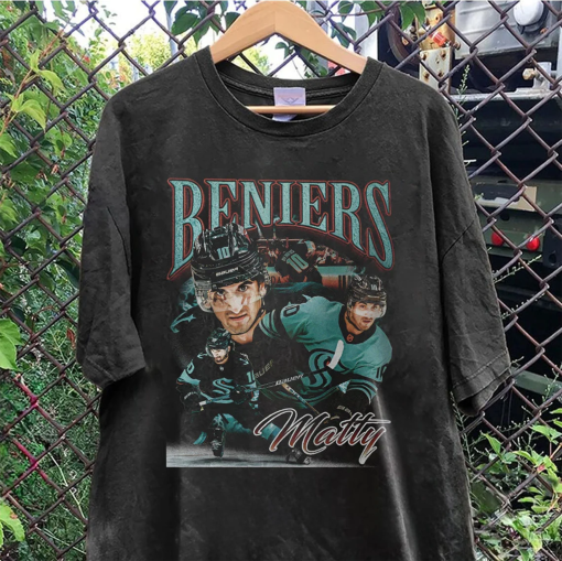 Matty Beniers Shirt Ice Hockey American Professional Hockey Championship Sport Merch Vintage Sweatshirt Hoodie Graphic Tee Gift Fans