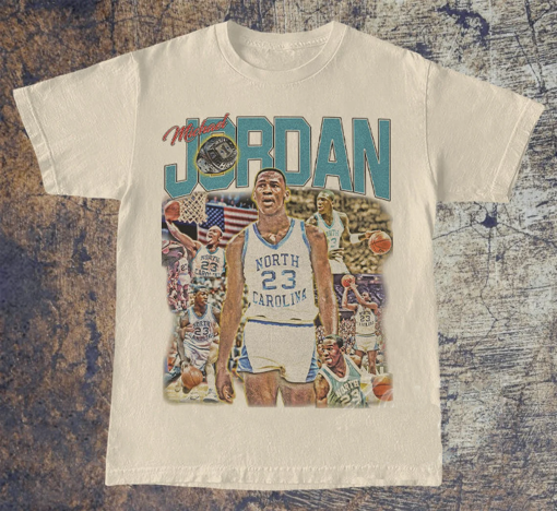 Vintage 90s Graphic Style Michael Jordan T-Shirt, Michael Jordan Shirt, Vintage Oversized Sport Tee, Retro American Basketball Bootleg Gift