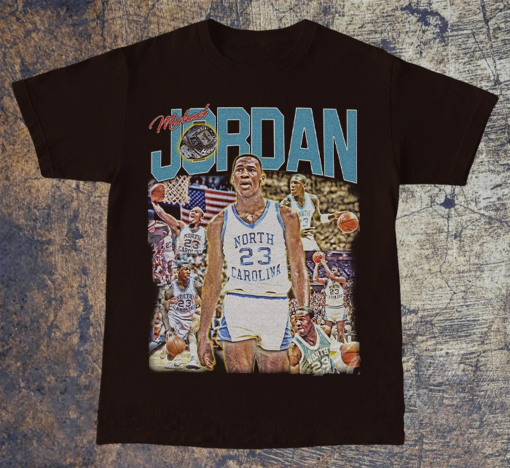 Vintage 90s Graphic Style Michael Jordan T-Shirt, Michael Jordan Shirt, Vintage Oversized Sport Tee, Retro American Basketball Bootleg Gift