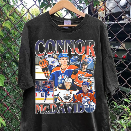 Vintage 90s Graphic Style Connor McDavid T-Shirt, Sweatshirt, Hoodie, Connor McDavid Shirt, Retro American Ice Hockey, Vintage Bootleg