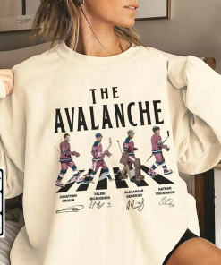 Avalanche Walking Abbey Road Signatures Ice Hockey…