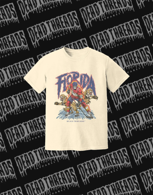 FLORIDA HOCKEY T-SHIRT, Dead Threads, hockey shirt, nhl