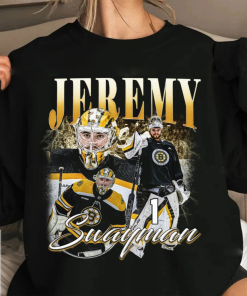 Jeremy Swayman Shirt Ice Hockey American Professional…