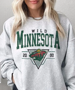 Vintage 90s Minnesota Wild Sweatshirt, Minnesota Wild…