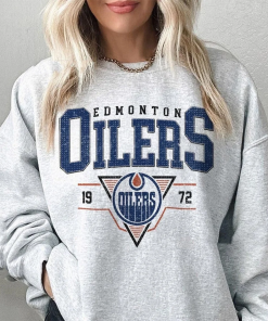 Vintage 90s Edmonton Oilers Shirt, Crewneck Edmonton…