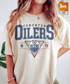 Vintage 90s Edmonton Oilers Shirt, Crewneck Edmonton…